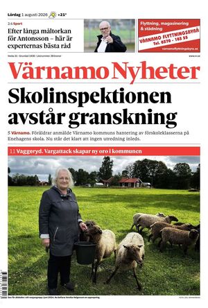 Förstasida Värnamo Nyheter
