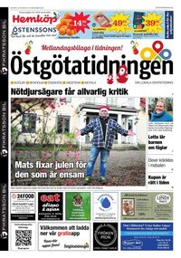 Förstasida Östgötatidningen