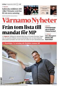 Förstasida Värnamo Nyheter