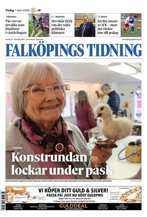 Förstasida Falköpings Tidning