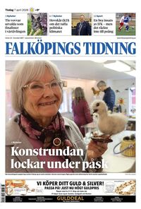 Förstasida Falköpings Tidning