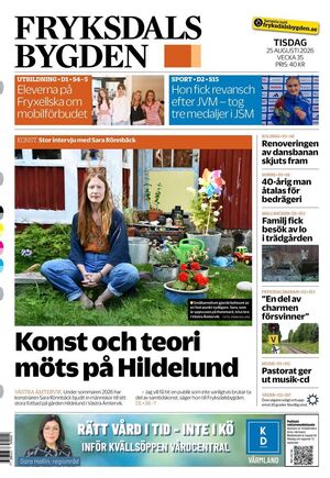 Förstasida Fryksdalsbygden