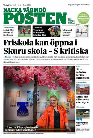Förstasida Nacka Värmdö Posten Nacka