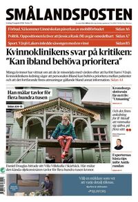 Förstasida Smålandsposten