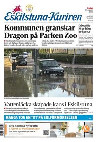 Förstasida Eskilstuna-Kuriren
