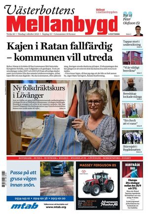 Förstasida Västerbottens Mellanbygd