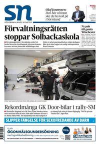Förstasida Södermanlands Nyheter
