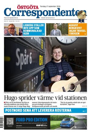 Förstasida Östgöta Correspondenten