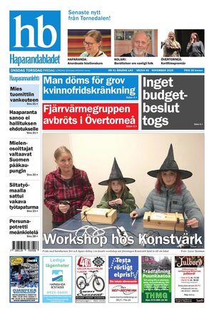 Förstasida Haparandabladet