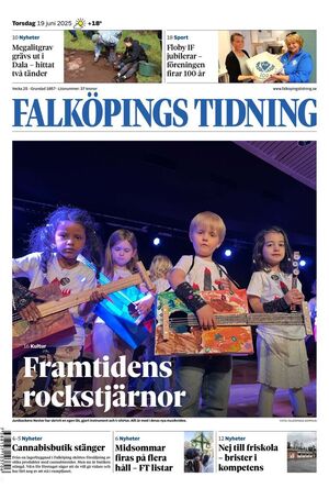 Förstasida Falköpings Tidning