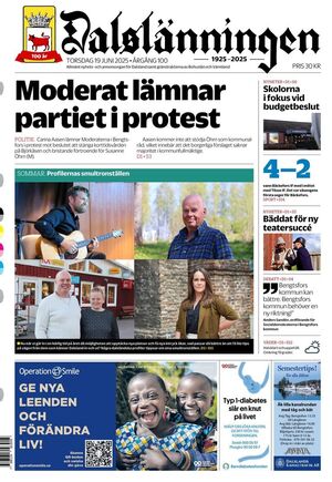 Förstasida Dalslänningen