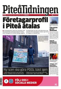 Förstasida Piteå-Tidningen