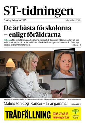 Förstasida ST-tidningen