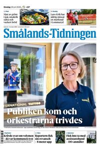 Förstasida Smålands-Tidningen