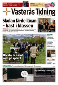 Förstasida Västerås Tidning