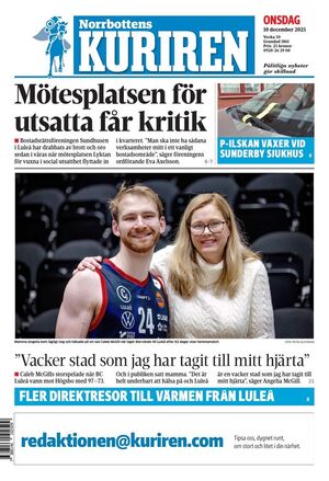 Förstasida Norrbottens-Kuriren