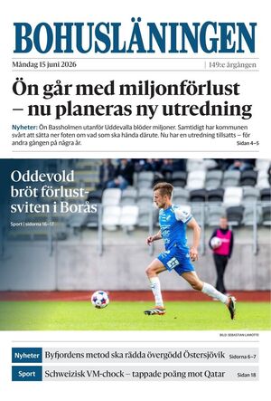 Förstasida Bohusläningen