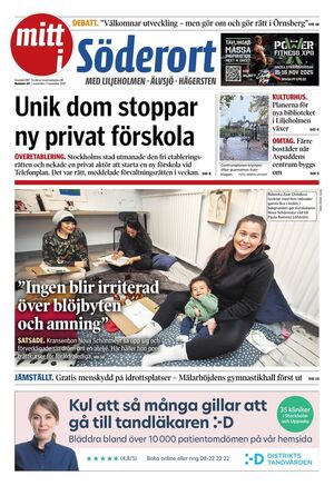 Förstasida Mitt i Söderort Liljeholmen/Älvsjö