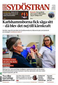 Förstasida Sydöstran