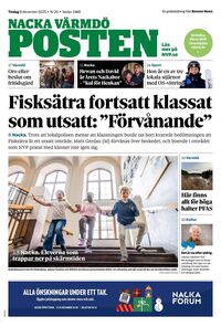 Förstasida Nacka Värmdö Posten Nacka