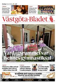 Förstasida Västgöta-Bladet