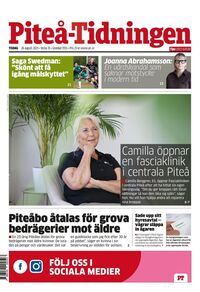 Förstasida Piteå-Tidningen