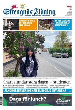 Förstasida Strengnäs Tidning