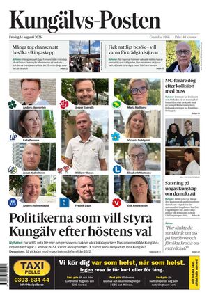 Förstasida Kungälvs-Posten