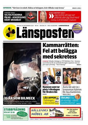Förstasida Länsposten