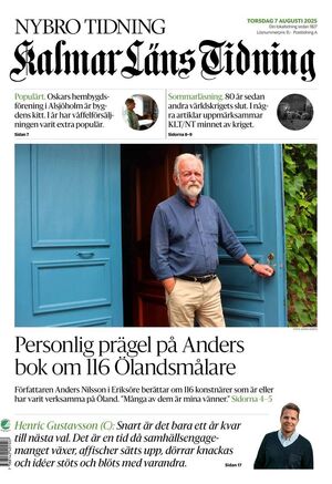 Förstasida Kalmar Läns Tidning