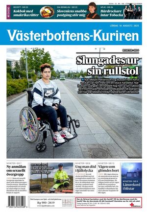 Förstasida Västerbottens-Kuriren