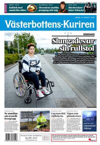 Förstasida Västerbottens-Kuriren