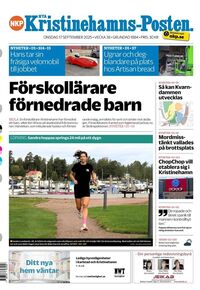 Förstasida Nya Kristinehamns-Posten