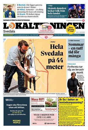 Förstasida Lokaltidningen Svedala