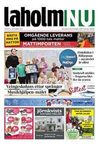 Förstasida Laholms Tidning
