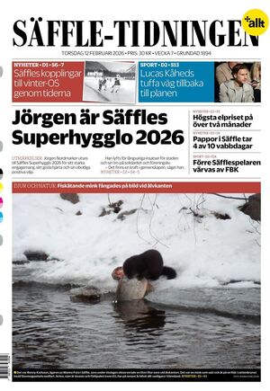 Förstasida Säffle-Tidningen