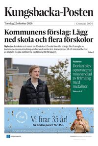Förstasida Kungsbacka Posten
