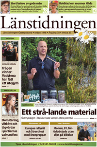 Förstasida Länstidningen Östergötland