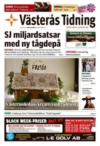 Förstasida Västerås Tidning
