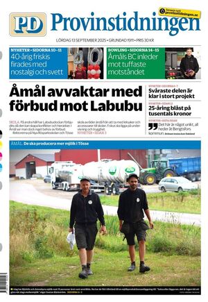 Förstasida Provinstidningen Dalsland
