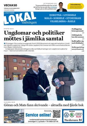 Förstasida Lokaltidningen
