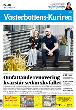 Förstasida Västerbottens-Kuriren