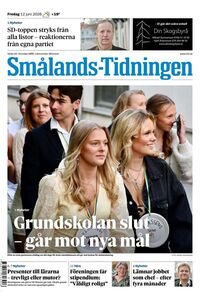 Förstasida Smålands-Tidningen