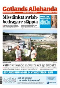 Förstasida Gotlands Allehanda