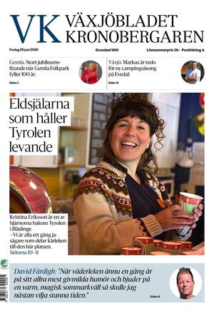 Förstasida Växjöbladet Kronobergaren