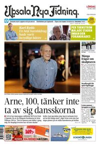 Förstasida Upsala Nya Tidning