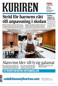 Förstasida Norrbottens-Kuriren
