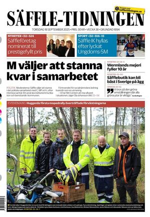 Förstasida Säffle-Tidningen