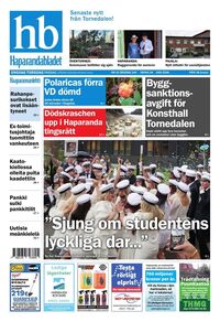 Förstasida Haparandabladet