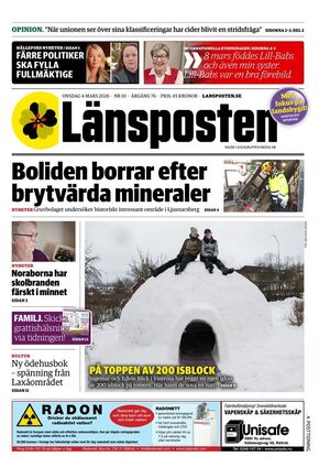 Förstasida Länsposten
